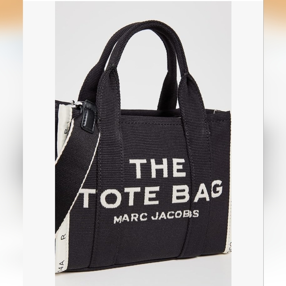 Marc Jacobs black canvas Tote BAG